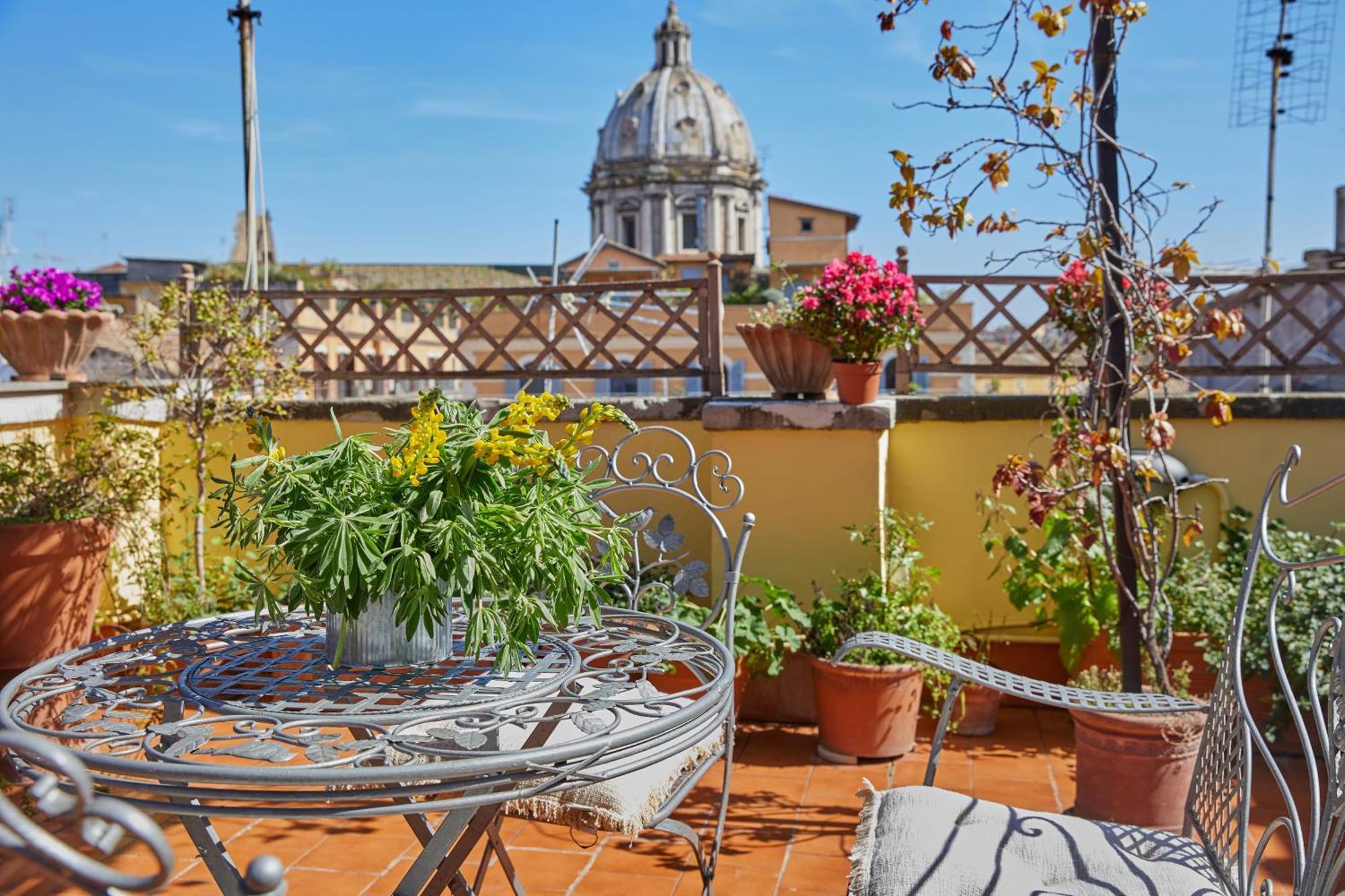 Trasteverehome - Attic Terrace Center Of Rome Baroque Exteriör bild